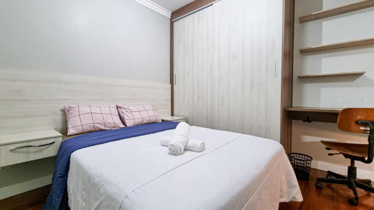 Quarto Em Apartamento Proximo Ao Aeroporto De Guarulhos Gru Værelse billede